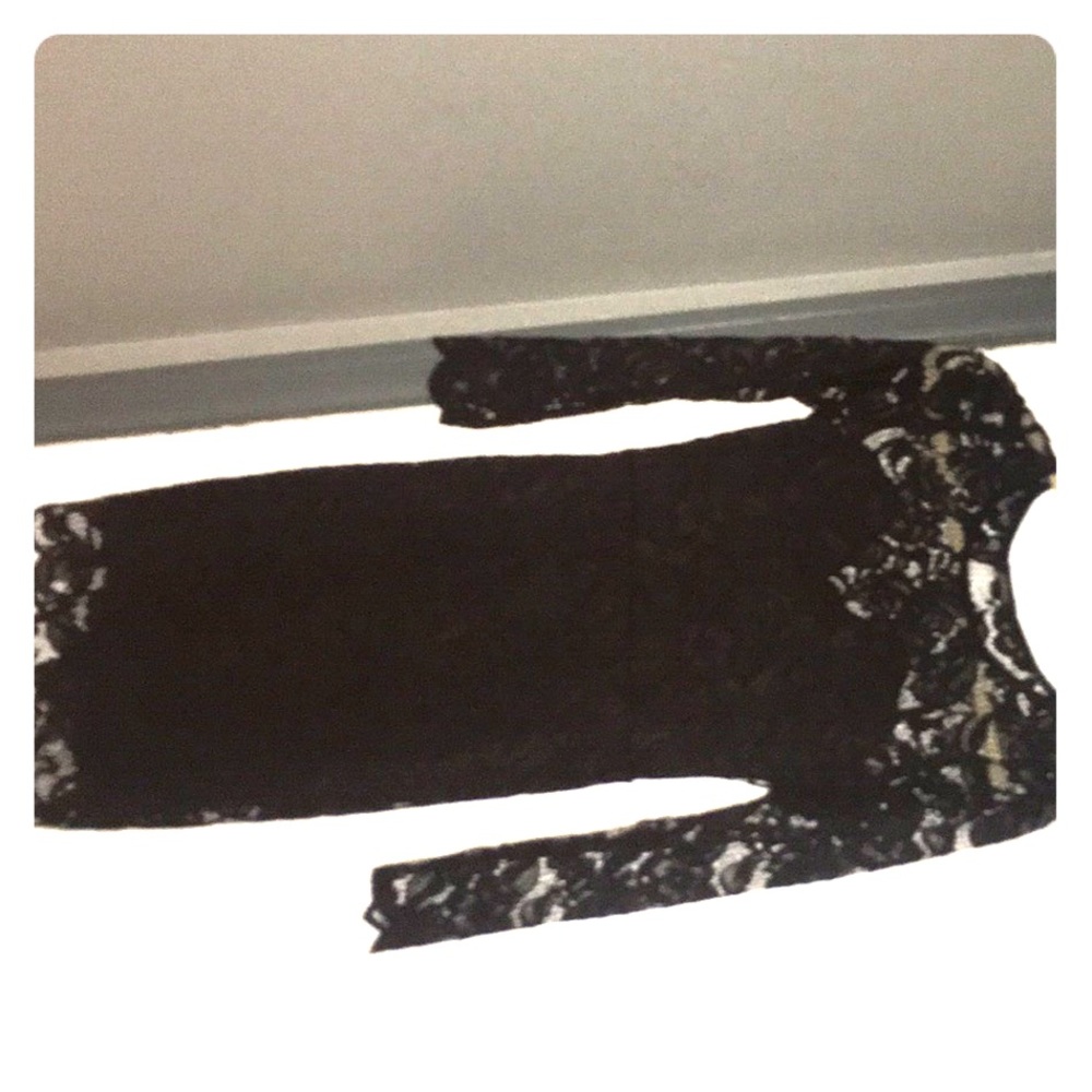 Lace black dress